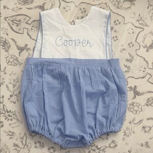 Cooper embroidered bubble